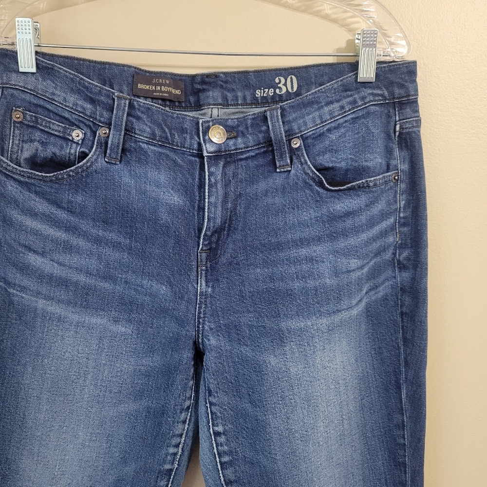 J. Crew Broken In High Rise Boyfriend Jeans Size 30 - Picture 3 of 6